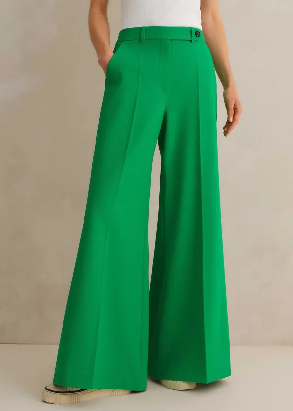 New ME+EM Wide-Leg Trouser Spring Green